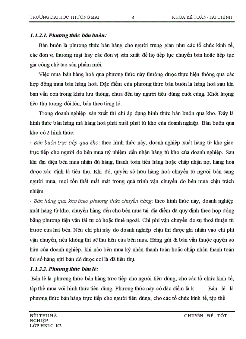 image for page Hoàn thiện kế toán nghiệp vụ tiêu thụ thành phẩm tại Công ty SX DVXK Nguyễn Hoàng trong điều kiện vận dụng chuẩn mực kế toán số 14