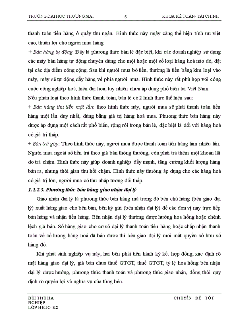 image for page Hoàn thiện kế toán nghiệp vụ tiêu thụ thành phẩm tại Công ty SX DVXK Nguyễn Hoàng trong điều kiện vận dụng chuẩn mực kế toán số 14