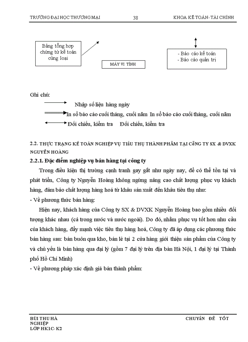 image for page Hoàn thiện kế toán nghiệp vụ tiêu thụ thành phẩm tại Công ty SX DVXK Nguyễn Hoàng trong điều kiện vận dụng chuẩn mực kế toán số 14