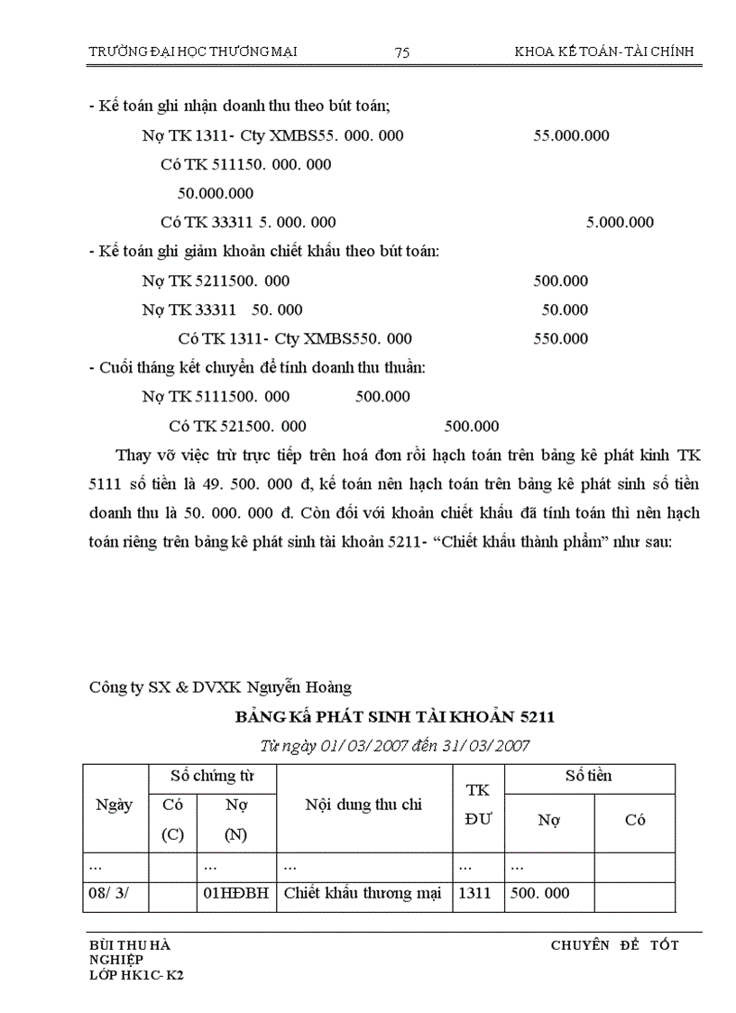 image for page Hoàn thiện kế toán nghiệp vụ tiêu thụ thành phẩm tại Công ty SX DVXK Nguyễn Hoàng trong điều kiện vận dụng chuẩn mực kế toán số 14