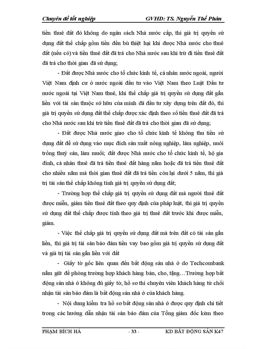 image for page Quy trình định giá bất động sản thế chấp là nhà ở tại Techcombank 1