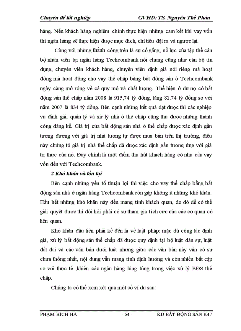 image for page Quy trình định giá bất động sản thế chấp là nhà ở tại Techcombank 1