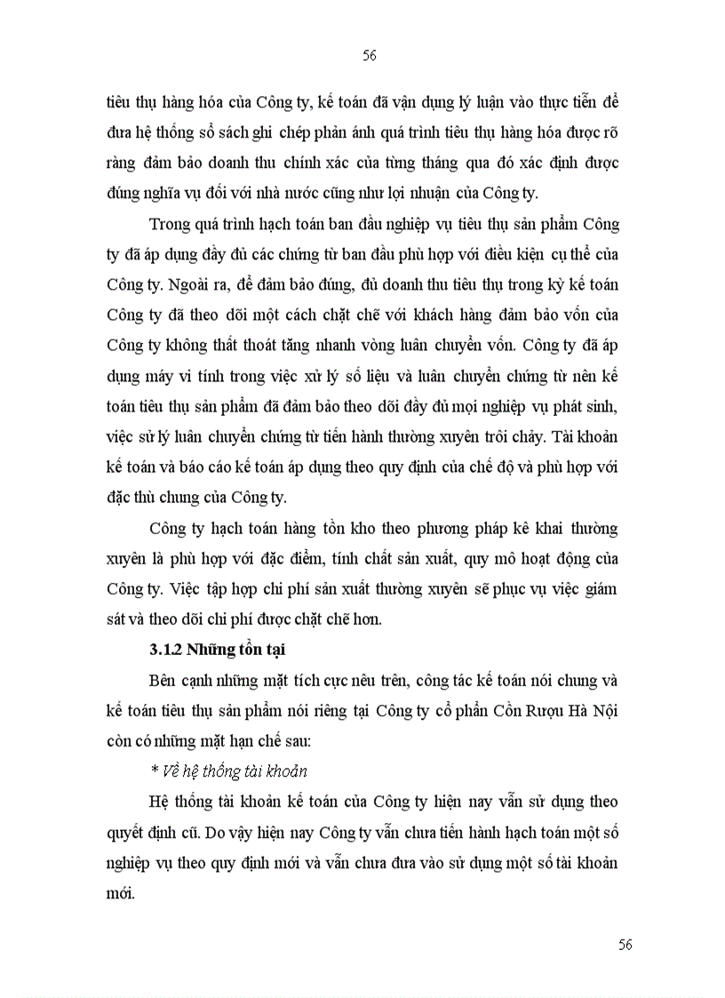 image for page Hoàn thiện kế toán tiêu thụ sản phẩm tại Công ty cổ phần Cồn Rượu Hà Nội 1