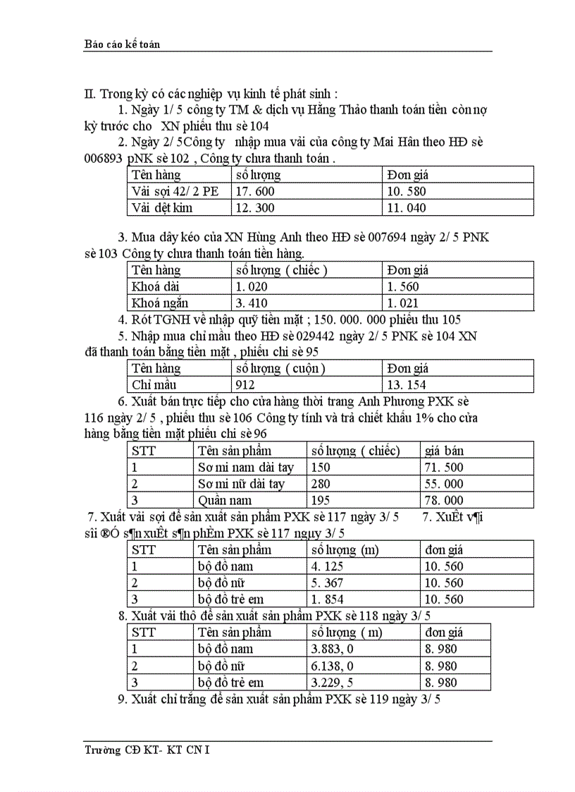 image for page Thực trạng công tác hạch toán kế toán tổng hợp tại Công ty dệt len Mùa Đông 1