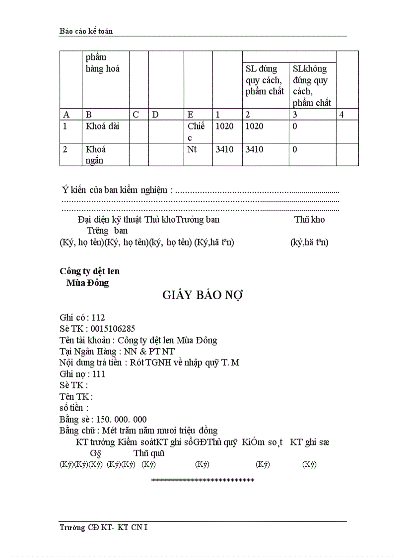 image for page Thực trạng công tác hạch toán kế toán tổng hợp tại Công ty dệt len Mùa Đông 1