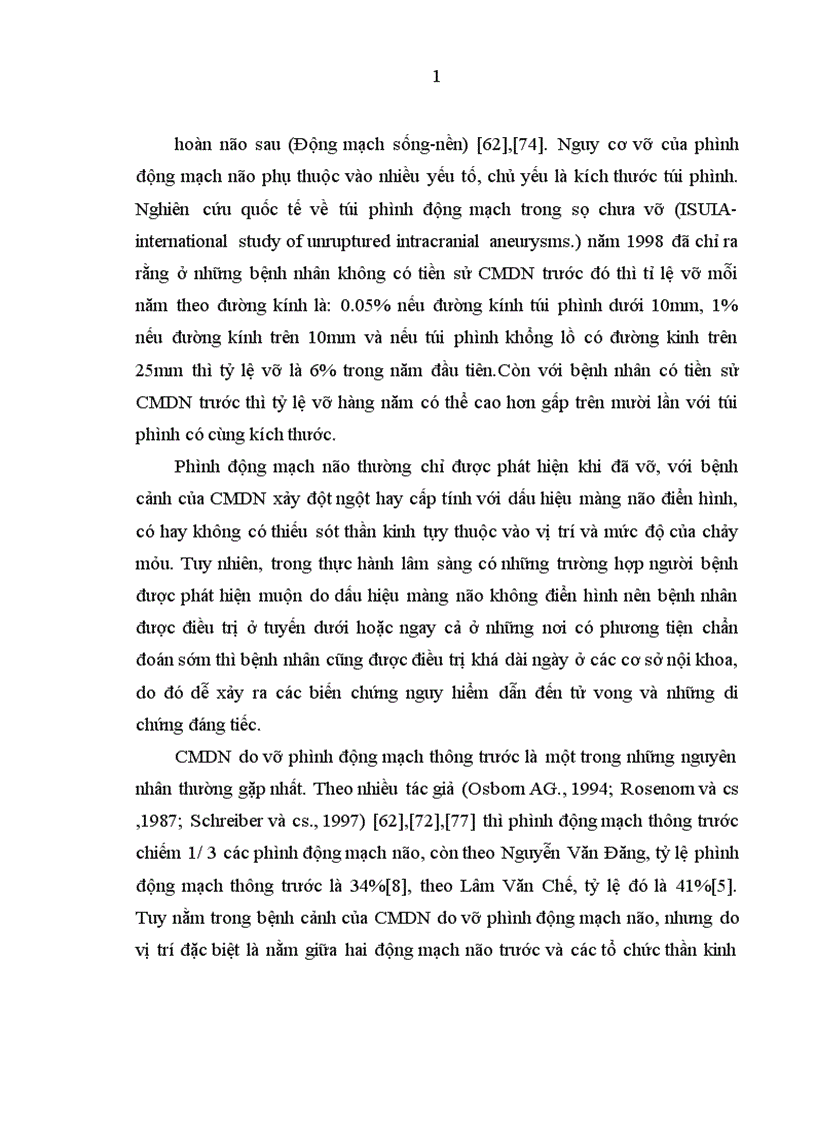 image for page Nghiên cứu đặc điểm lâm sàng hình ảnh học và một số biến chứng của bệnh nhân chảy máu dưới nhện do vỡ phình động mạch thông trước