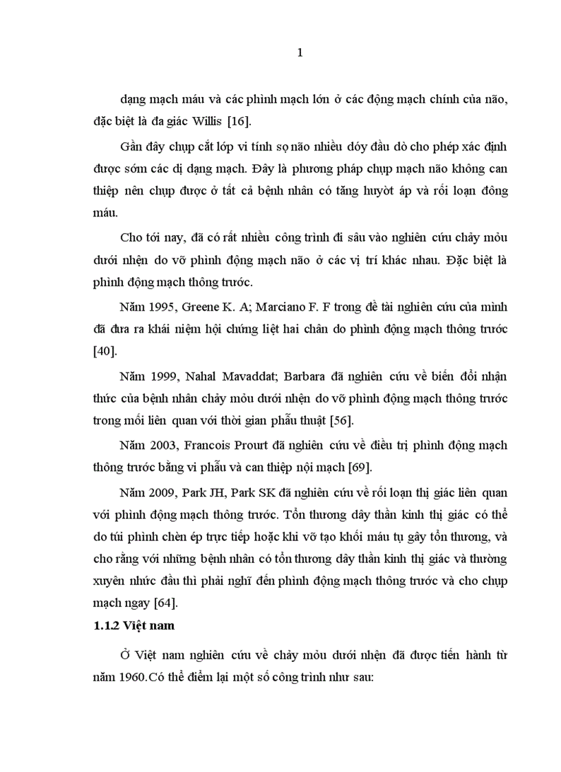 image for page Nghiên cứu đặc điểm lâm sàng hình ảnh học và một số biến chứng của bệnh nhân chảy máu dưới nhện do vỡ phình động mạch thông trước