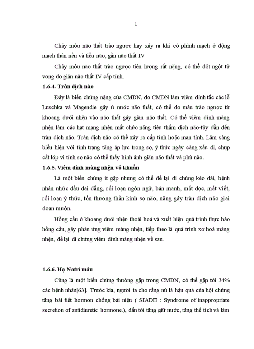 image for page Nghiên cứu đặc điểm lâm sàng hình ảnh học và một số biến chứng của bệnh nhân chảy máu dưới nhện do vỡ phình động mạch thông trước