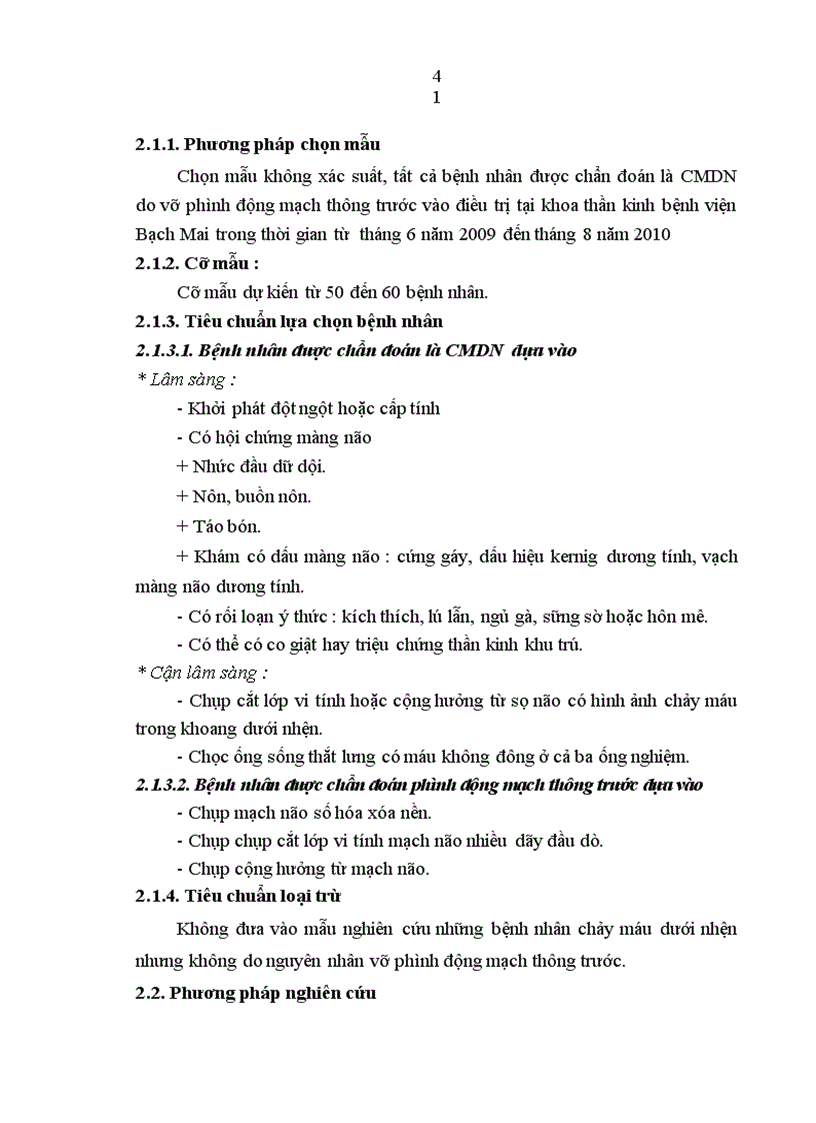 image for page Nghiên cứu đặc điểm lâm sàng hình ảnh học và một số biến chứng của bệnh nhân chảy máu dưới nhện do vỡ phình động mạch thông trước