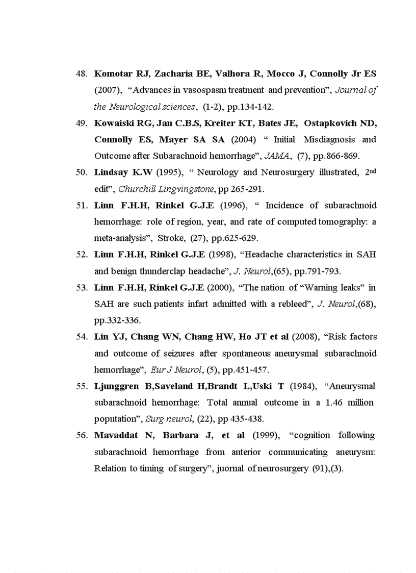 image for page Nghiên cứu đặc điểm lâm sàng hình ảnh học và một số biến chứng của bệnh nhân chảy máu dưới nhện do vỡ phình động mạch thông trước