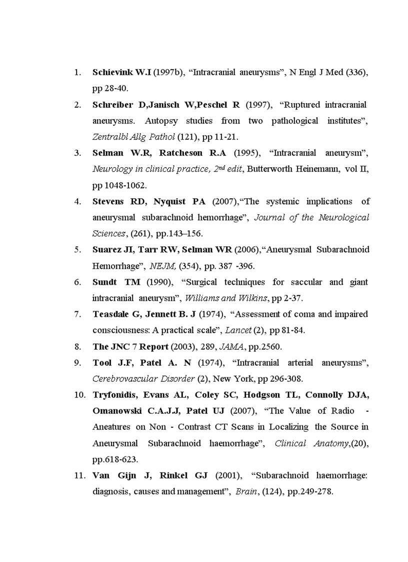 image for page Nghiên cứu đặc điểm lâm sàng hình ảnh học và một số biến chứng của bệnh nhân chảy máu dưới nhện do vỡ phình động mạch thông trước