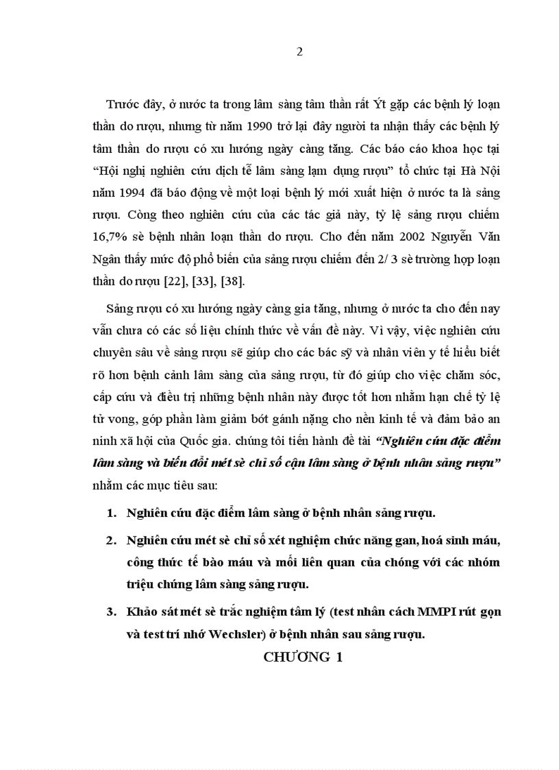 image for page Nghiên cứu đặc điểm lâm sàng và biến đổi một số chỉ số cận lâm sàng ở bệnh nhân sảng rượu 1