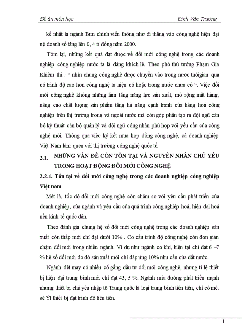image for page Một số giải pháp cho vấn đề đổi mới công nghệ ở Việt Nam