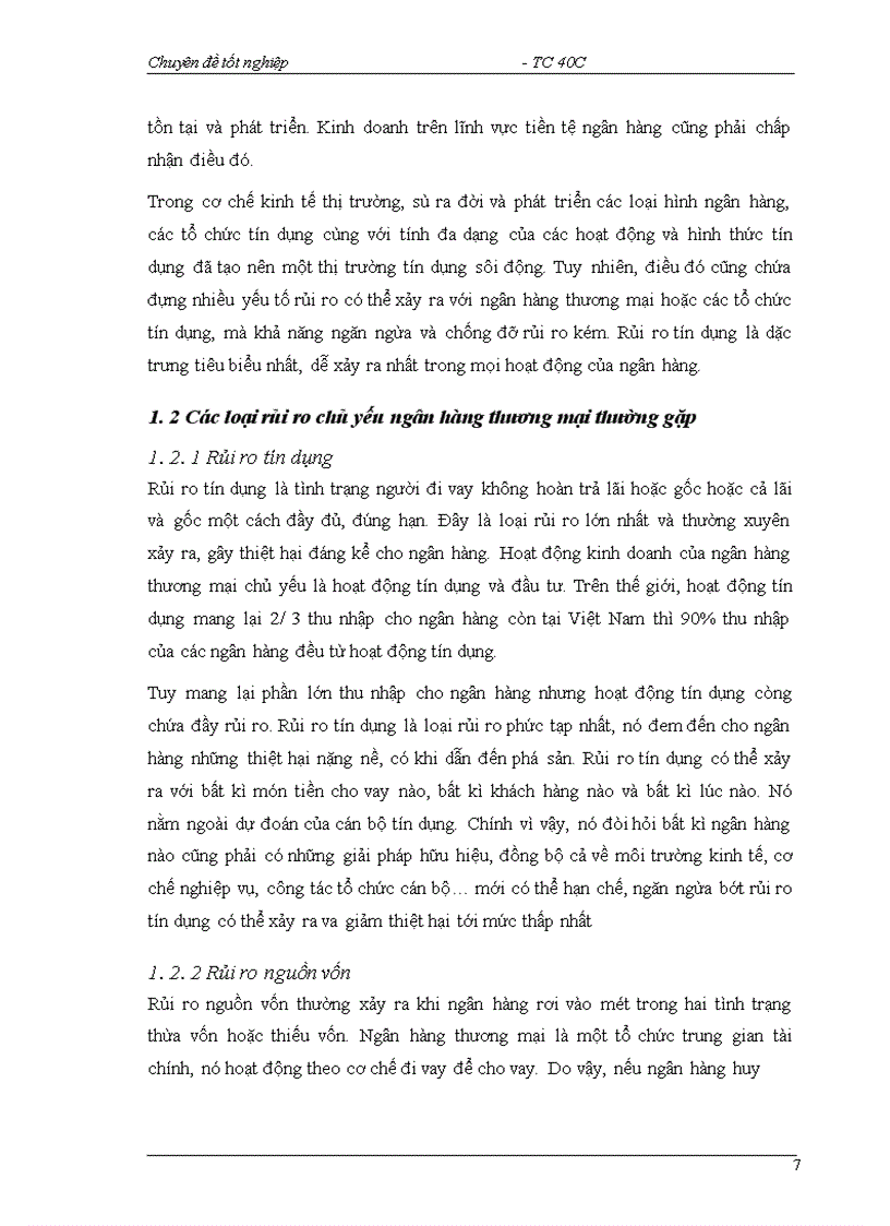 image for page Một số giải pháp nhằm hạn chế rủi ro tín dụng tại Sở giao dịch I NHCTVN 1