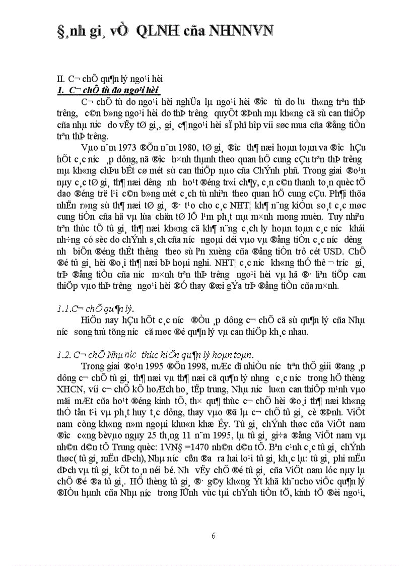image for page Đánh giá về hoạt động quản lý ngoại hối của NHNN Việt nam thời gian qua và những kiến nghị 1