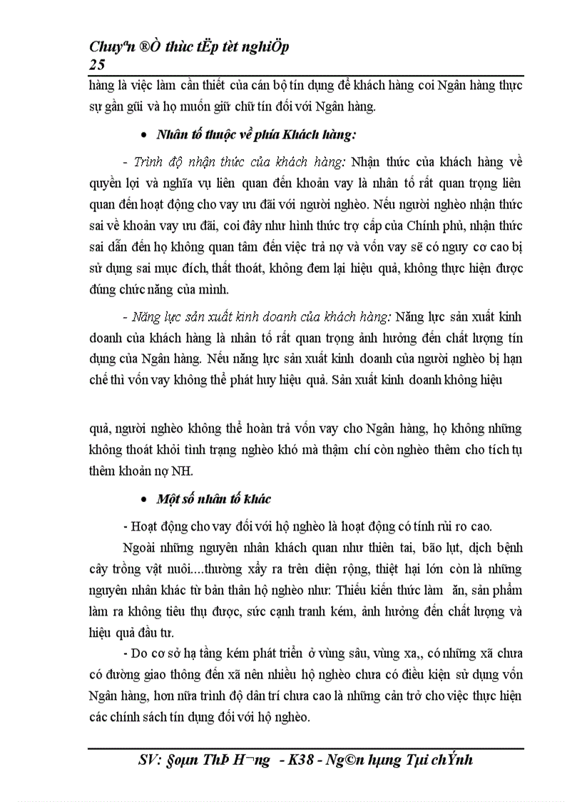 image for page Giải pháp nâng cao hiệu quả cho vay hộ nghèo tại Ngân hàng chính sách xã hội huyện Tân Lạc tỉnh Hoà Bình