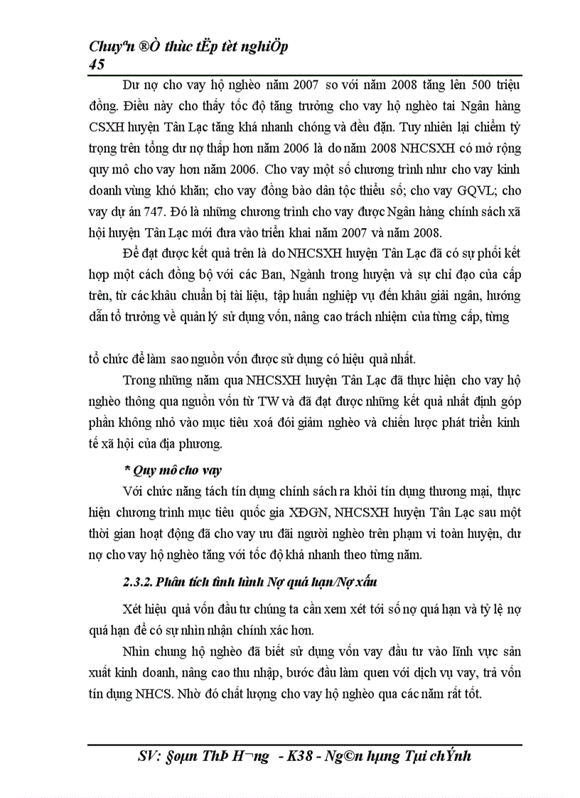 image for page Giải pháp nâng cao hiệu quả cho vay hộ nghèo tại Ngân hàng chính sách xã hội huyện Tân Lạc tỉnh Hoà Bình