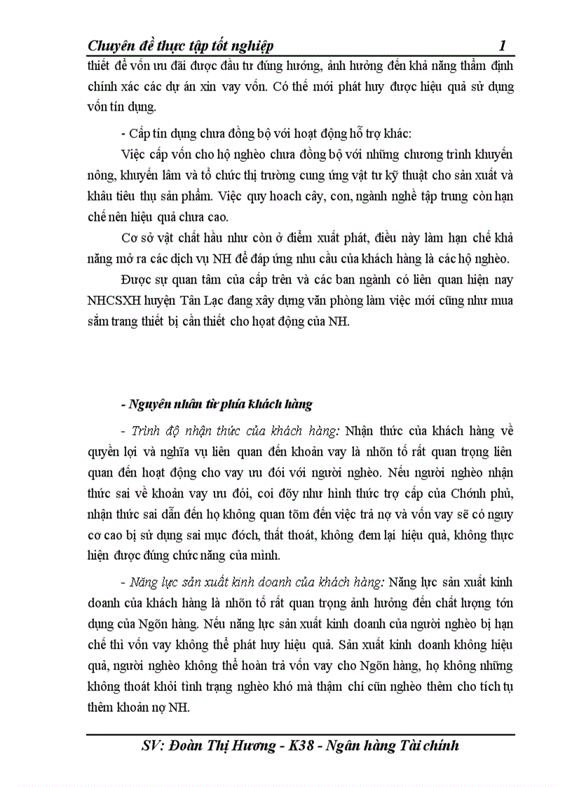 image for page Giải pháp nâng cao hiệu quả cho vay hộ nghèo tại Ngân hàng chính sách xã hội huyện Tân Lạc tỉnh Hoà Bình