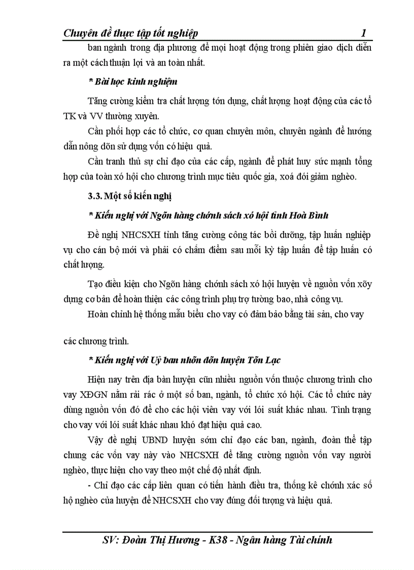 image for page Giải pháp nâng cao hiệu quả cho vay hộ nghèo tại Ngân hàng chính sách xã hội huyện Tân Lạc tỉnh Hoà Bình