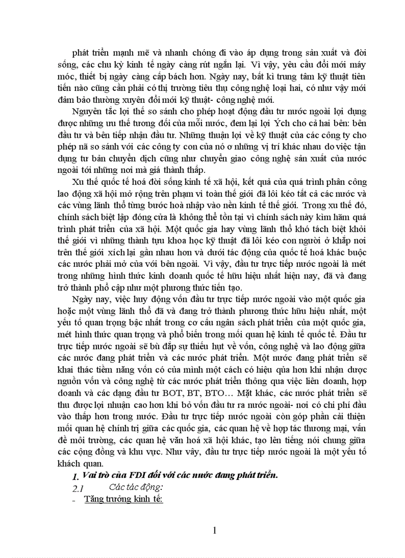 image for page Thực trạng về quản lý nhà nước đối với hoạt động đầu tư trực tiếp nước ngoài 1