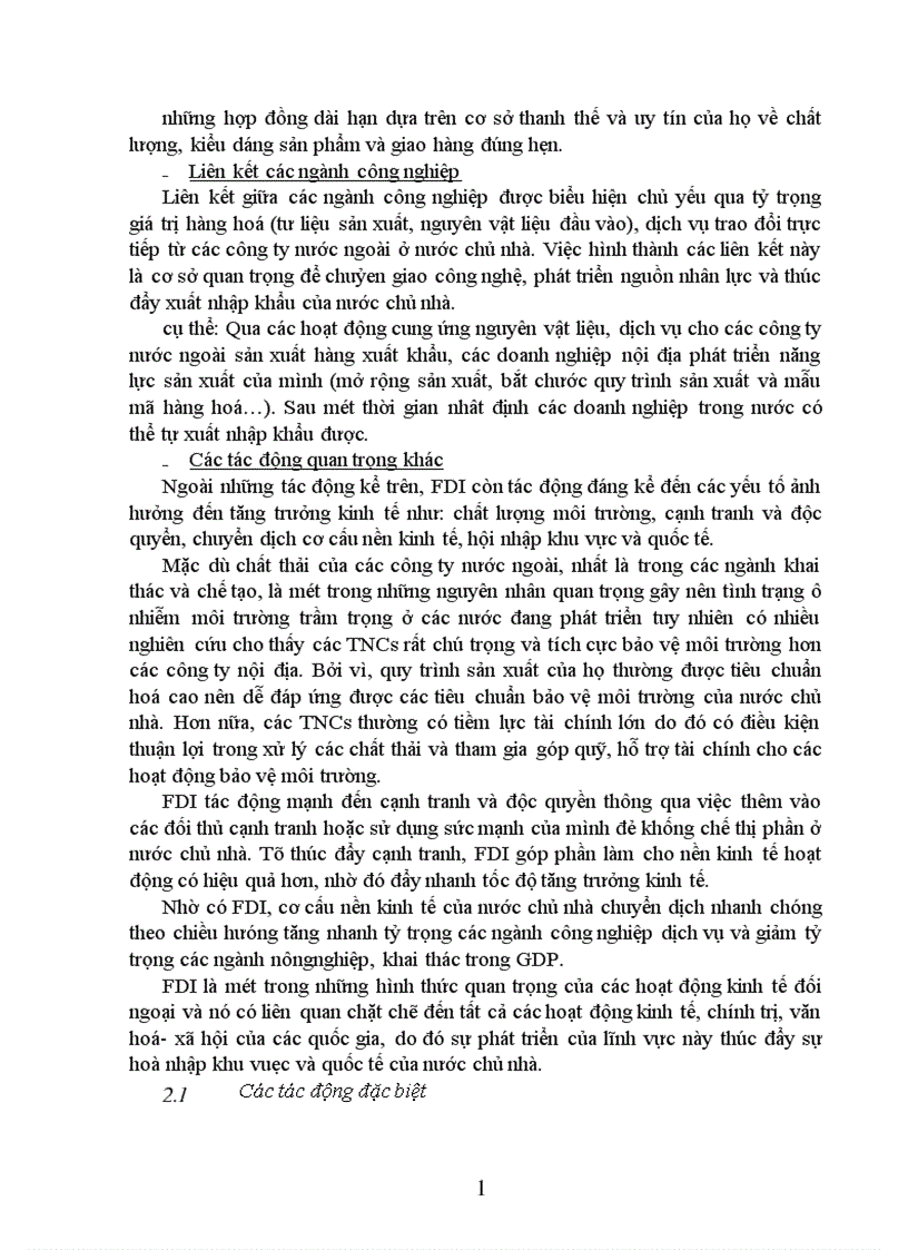 image for page Thực trạng về quản lý nhà nước đối với hoạt động đầu tư trực tiếp nước ngoài 1