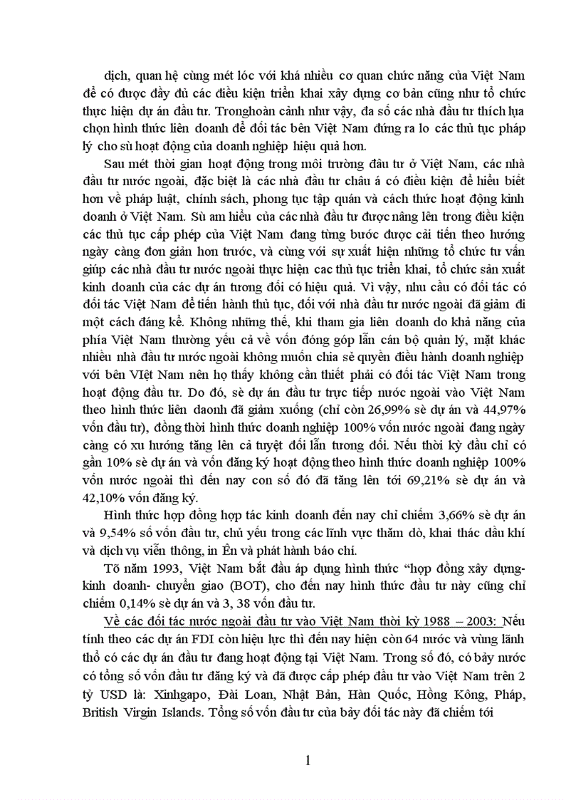 image for page Thực trạng về quản lý nhà nước đối với hoạt động đầu tư trực tiếp nước ngoài 1