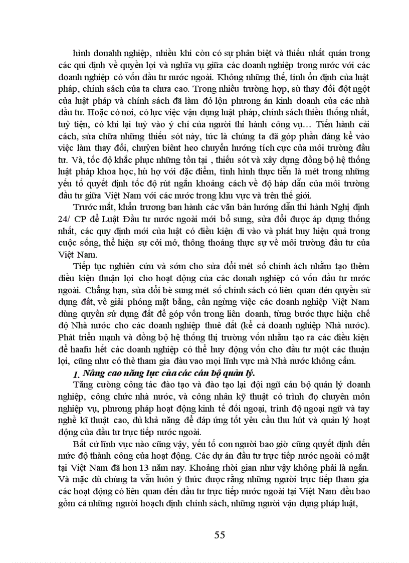 image for page Thực trạng về quản lý nhà nước đối với hoạt động đầu tư trực tiếp nước ngoài 1