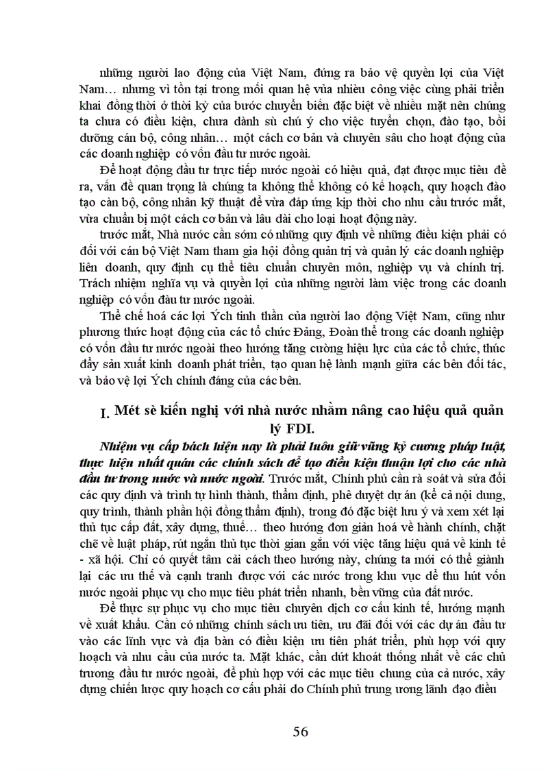 image for page Thực trạng về quản lý nhà nước đối với hoạt động đầu tư trực tiếp nước ngoài 1