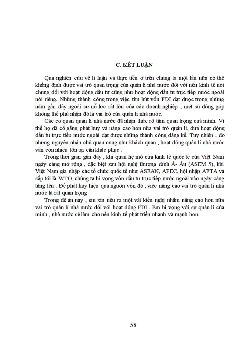 image for page Thực trạng về quản lý nhà nước đối với hoạt động đầu tư trực tiếp nước ngoài 1
