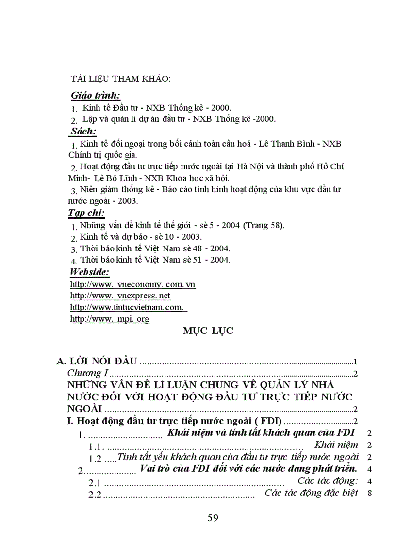 image for page Thực trạng về quản lý nhà nước đối với hoạt động đầu tư trực tiếp nước ngoài 1