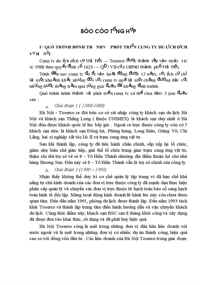 image for page Báo cáo thực tập tổng hợp tại công ty du lịch dịch vụ Hà Nội