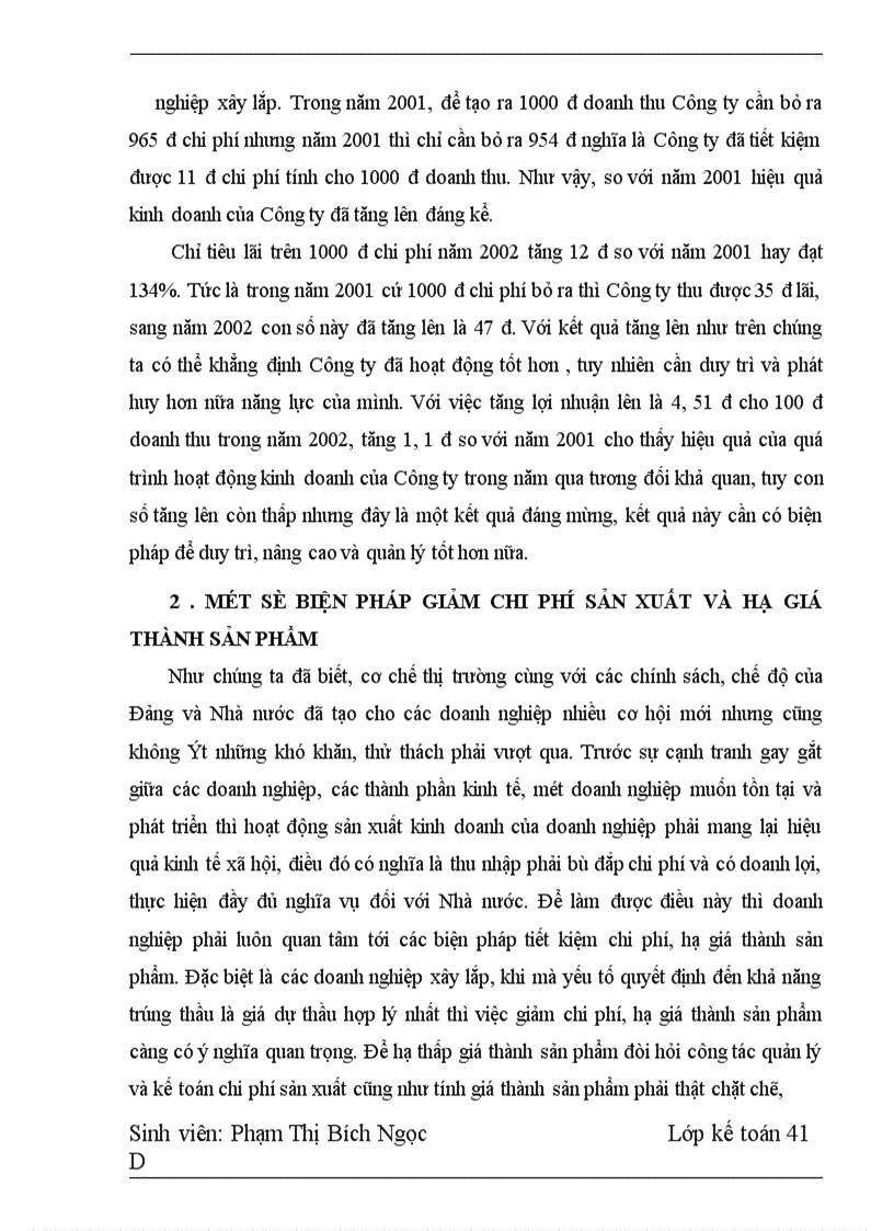 image for page Hoàn thiện hạch toán chi phí sản xuất tính giá thành sản phẩm và phương hướng nâng cao hiệu quả kinh doanh tại Công ty xây dựng 492 1