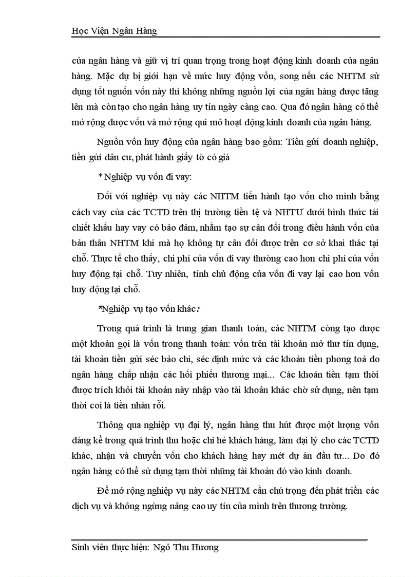 image for page Công tác huy động vốn tại Sở giao dịch I Ngân hàng Công thương Việt Nam Thực trạng và giải pháp 1