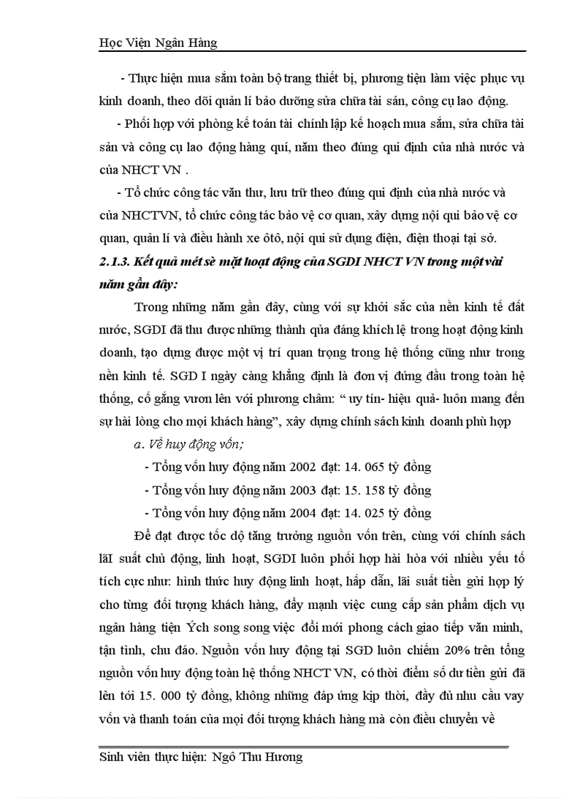 image for page Công tác huy động vốn tại Sở giao dịch I Ngân hàng Công thương Việt Nam Thực trạng và giải pháp 1