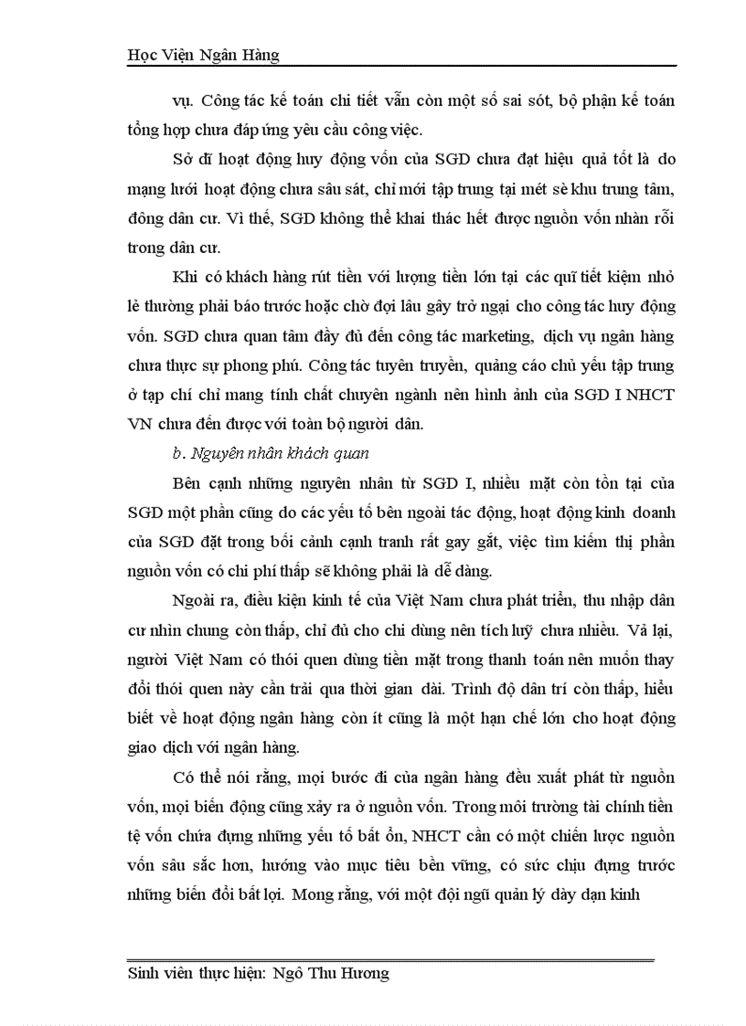 image for page Công tác huy động vốn tại Sở giao dịch I Ngân hàng Công thương Việt Nam Thực trạng và giải pháp 1