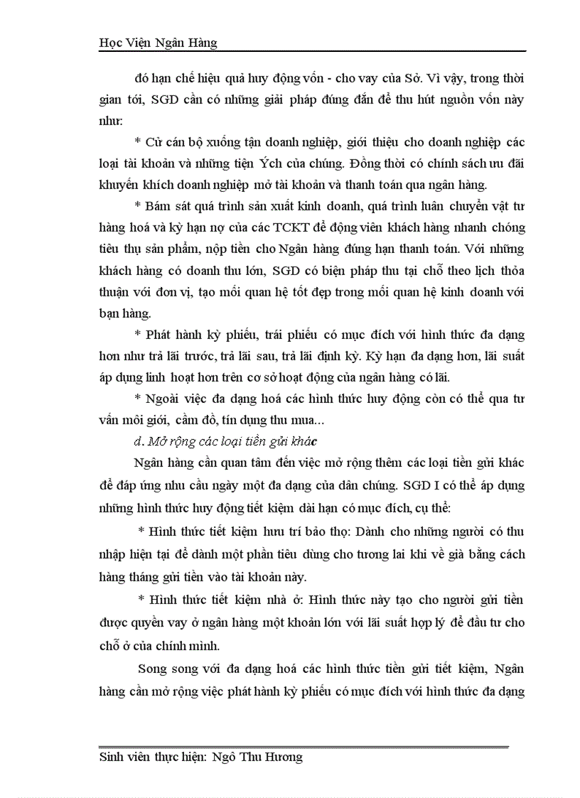image for page Công tác huy động vốn tại Sở giao dịch I Ngân hàng Công thương Việt Nam Thực trạng và giải pháp 1