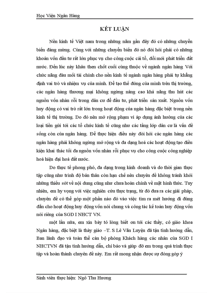 image for page Công tác huy động vốn tại Sở giao dịch I Ngân hàng Công thương Việt Nam Thực trạng và giải pháp 1