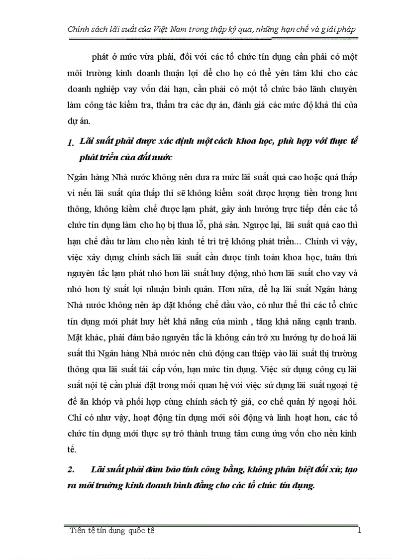 image for page Chính sách lãi suất của Việt Nam trong thập kỷ qua những hạn chế và giải pháp 1