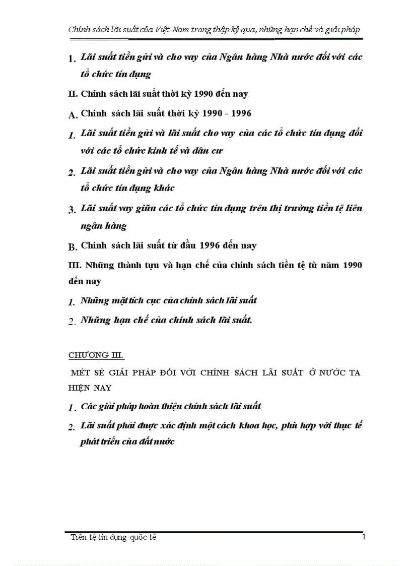 image for page Chính sách lãi suất của Việt Nam trong thập kỷ qua những hạn chế và giải pháp 1