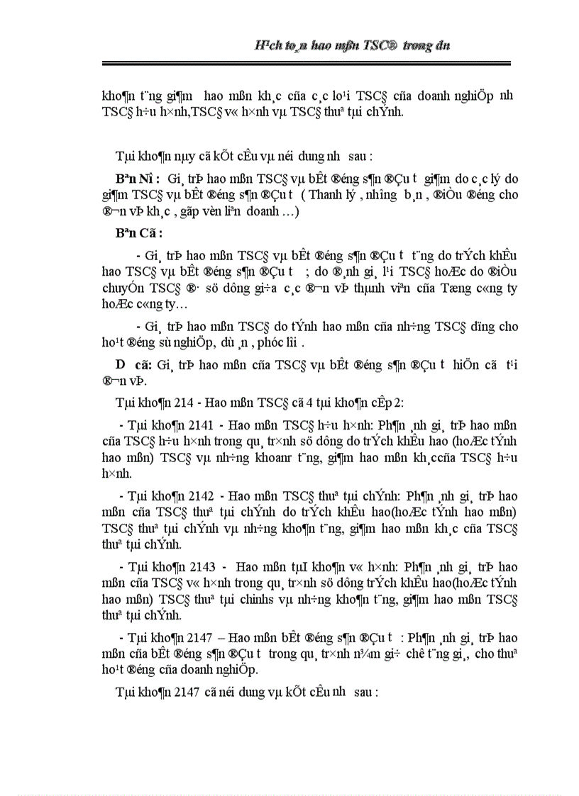 image for page Hạch toán hao mòn TSCĐ trong doanh nghiệp 1