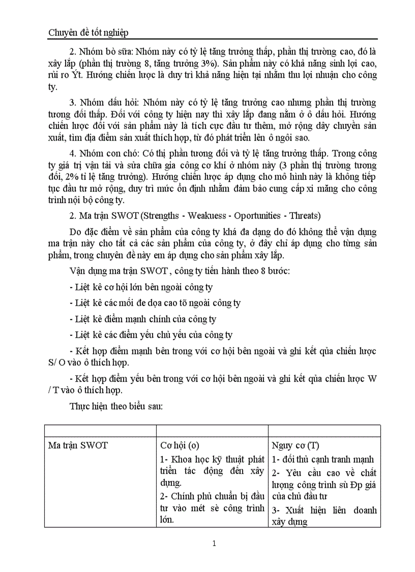 image for page Một số biện pháp chủ yếu nhằm góp phần hoàn thiện quá trình xây dựng chiến lược kinh doanh ở Công ty Xây lắp Vật tư Vận tải Sông Đà 12 1