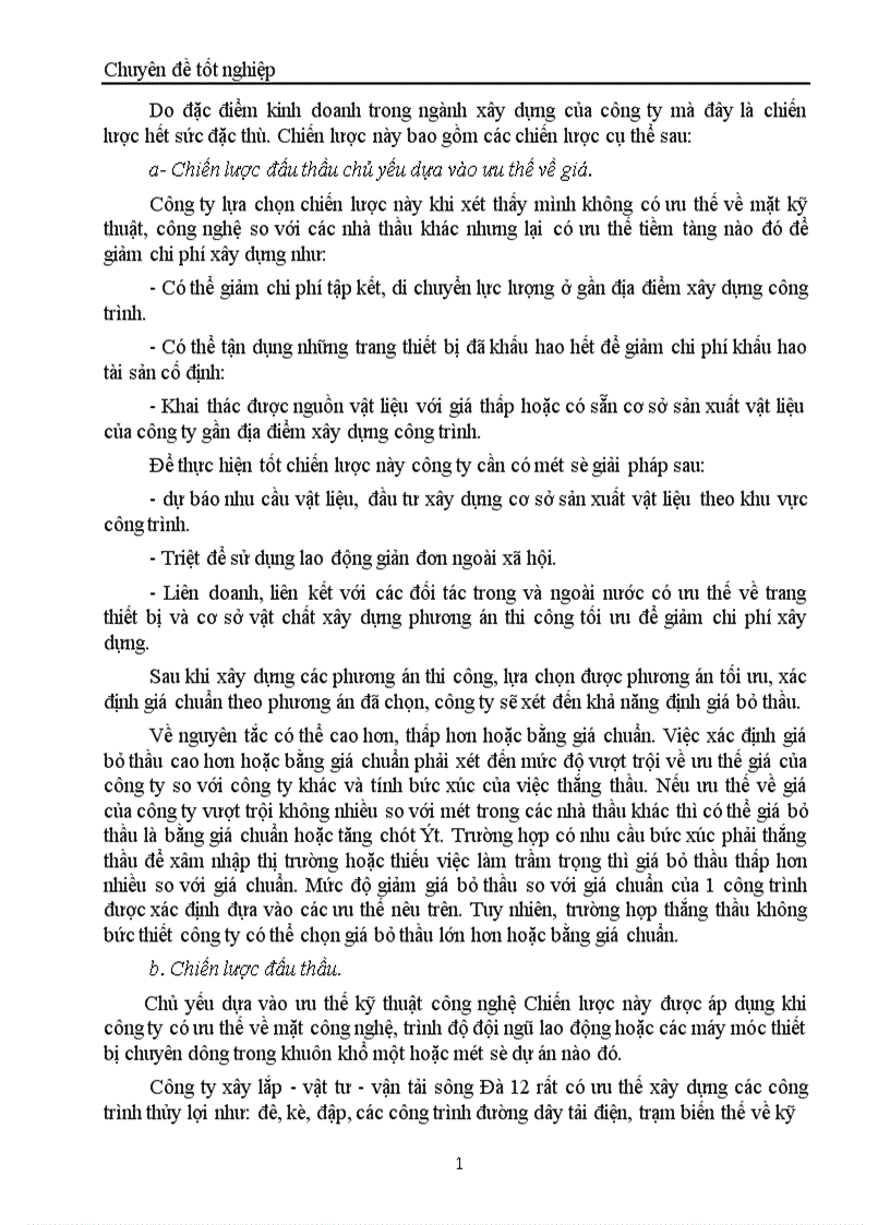 image for page Một số biện pháp chủ yếu nhằm góp phần hoàn thiện quá trình xây dựng chiến lược kinh doanh ở Công ty Xây lắp Vật tư Vận tải Sông Đà 12 1