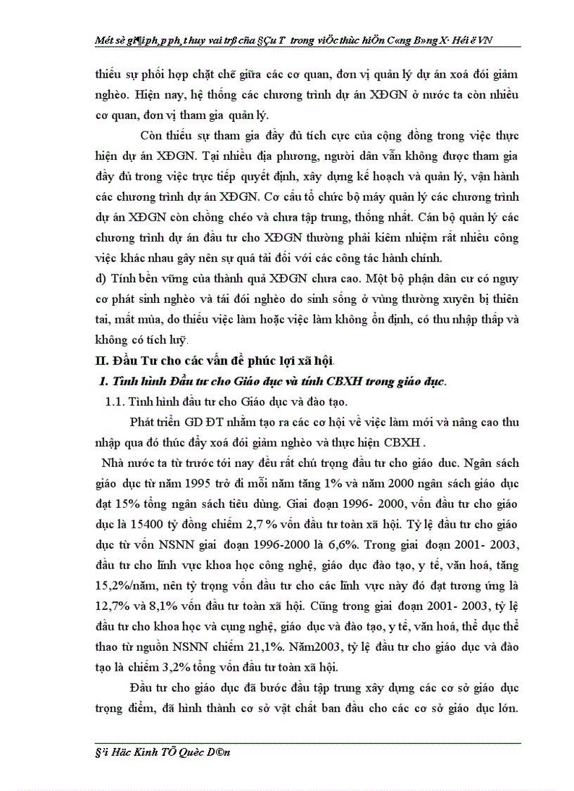 image for page Một số giải pháp phát huy vai trò của đầu tư trong việc thực hiện công bằng xã hội ở Việt Nam 1