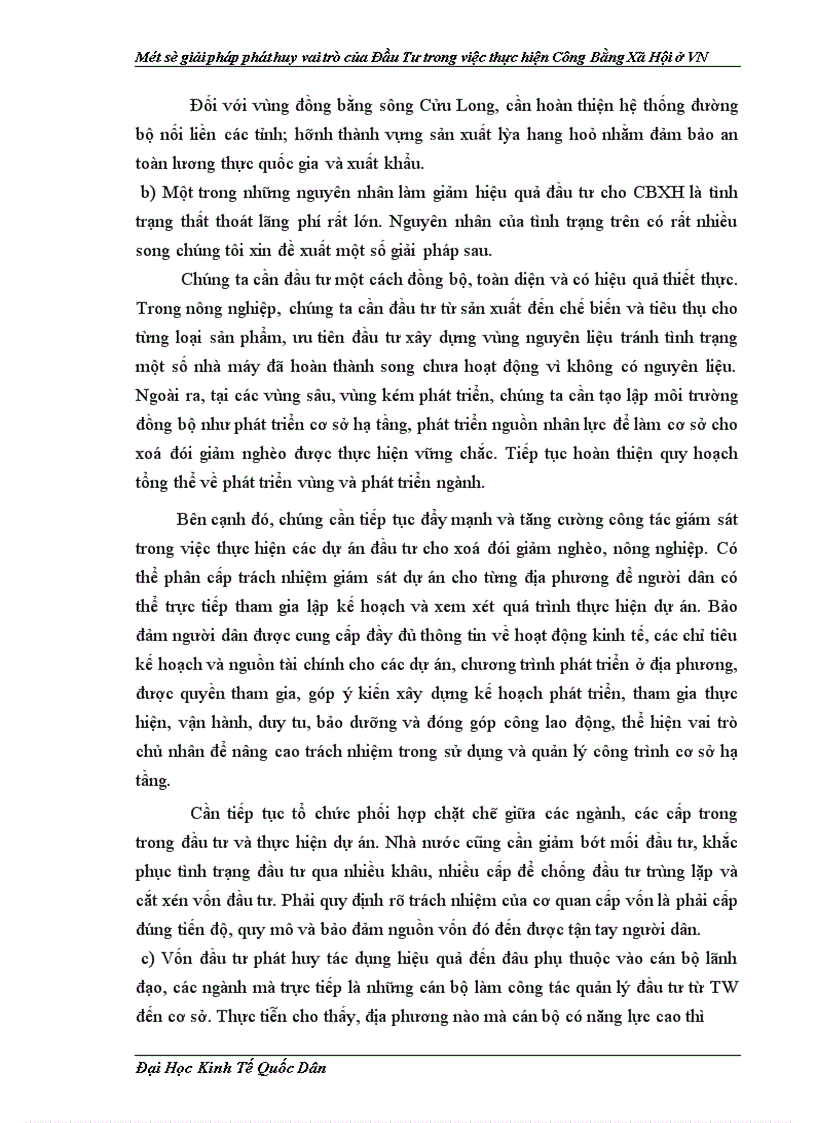 image for page Một số giải pháp phát huy vai trò của đầu tư trong việc thực hiện công bằng xã hội ở Việt Nam 1