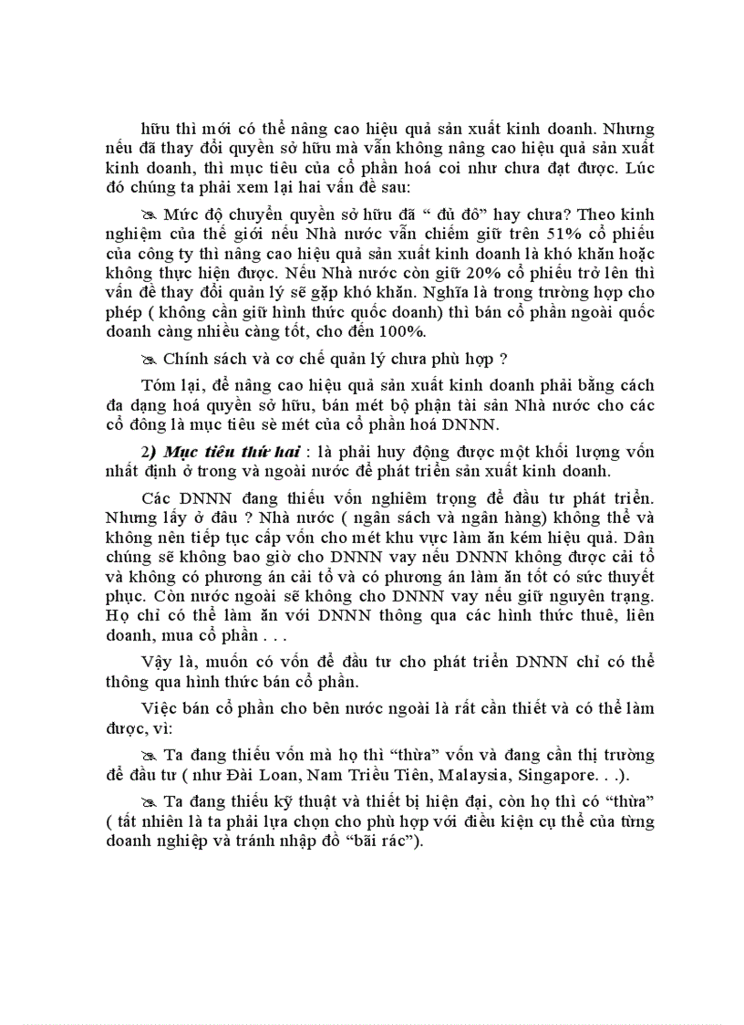 image for page Cơ sở khoa học và kinh nghiệm cổ phần hoá doanh nghiệp Nhà nước