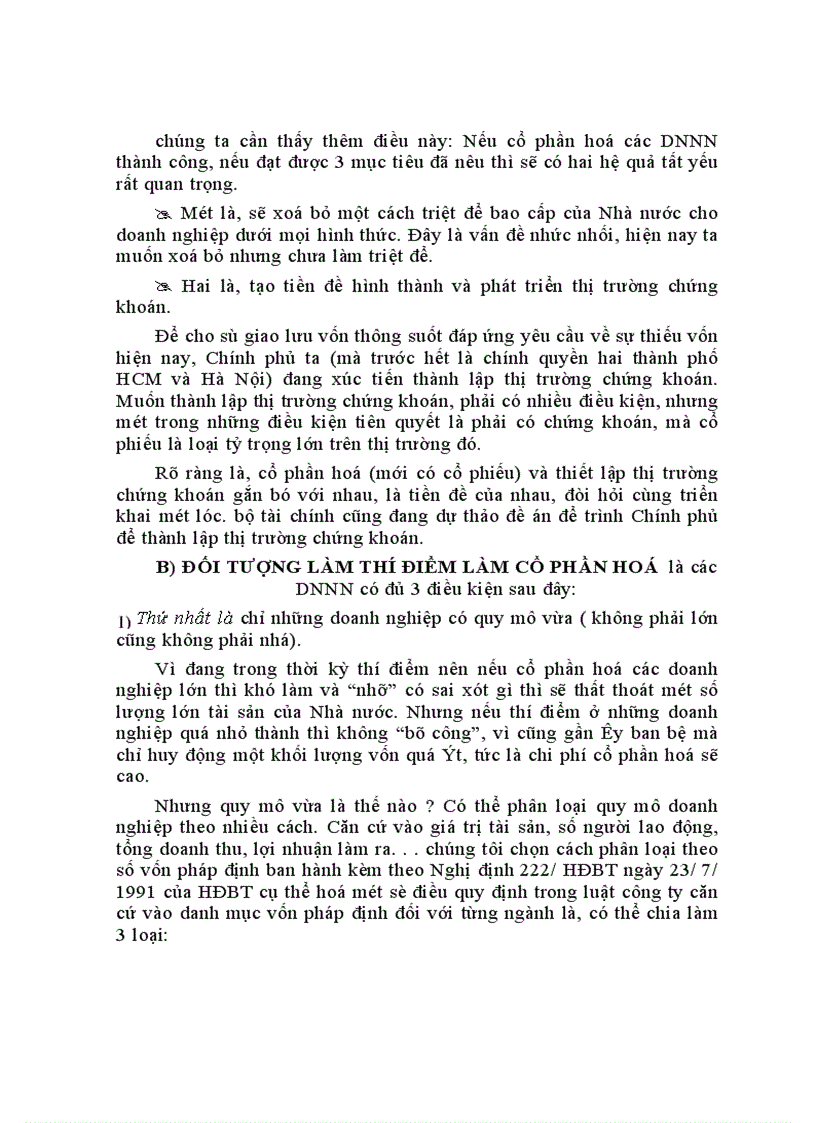 image for page Cơ sở khoa học và kinh nghiệm cổ phần hoá doanh nghiệp Nhà nước