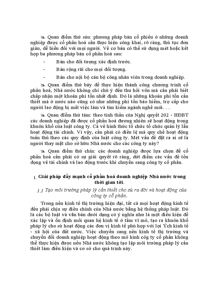 image for page Cơ sở khoa học và kinh nghiệm cổ phần hoá doanh nghiệp Nhà nước