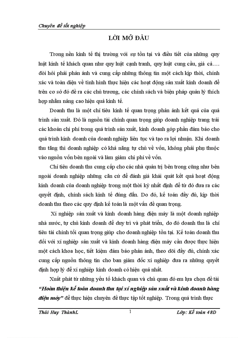 image for page Hoàn thiện kế toán doanh thu tại xí nghiệp sản xuất và kinh doanh hàng điện máy 1