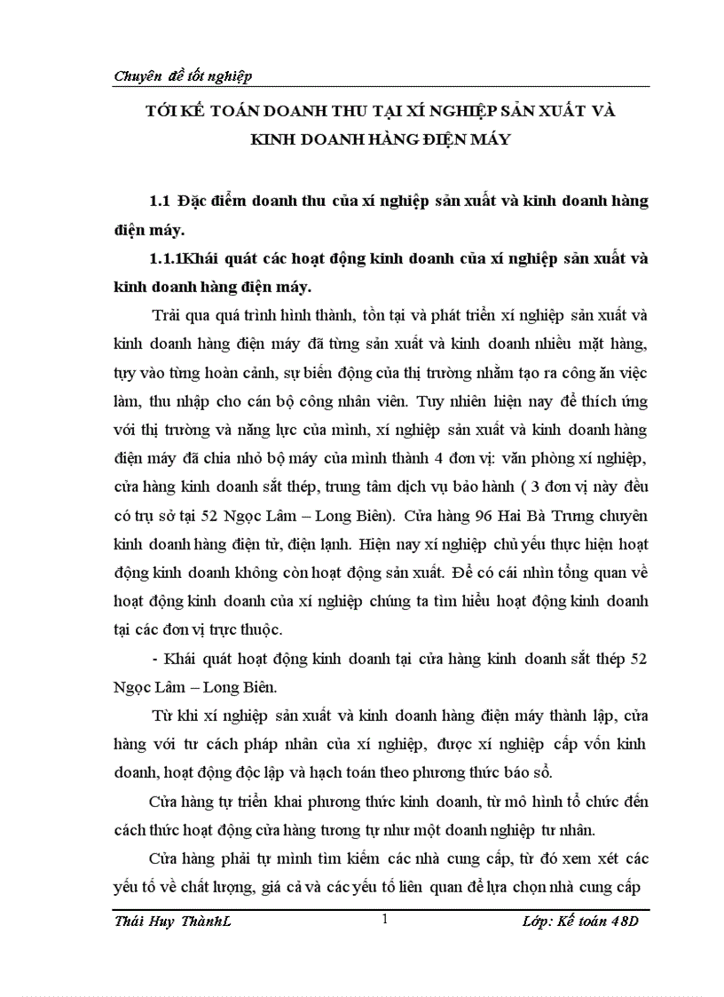 image for page Hoàn thiện kế toán doanh thu tại xí nghiệp sản xuất và kinh doanh hàng điện máy 1
