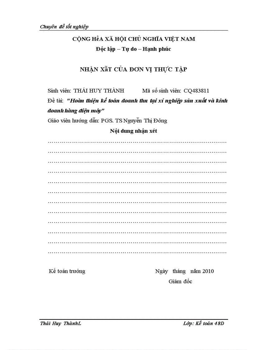 image for page Hoàn thiện kế toán doanh thu tại xí nghiệp sản xuất và kinh doanh hàng điện máy 1